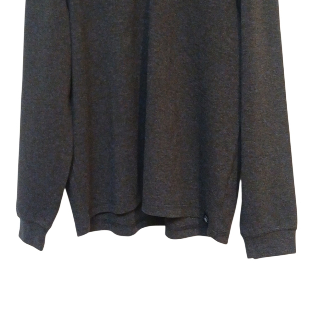 Copper & Oak -NWOT Gray Long Sleeve Henley, Lite Weight Sweatshirt XXL - Picture 5 of 8